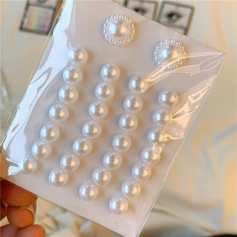 Eye And Face Decoration Patch Makeup Sticker Pearl Veneer Eye Makeup Eye And Face Decoration Patch Makeup Sticker Pearl Veneer Eye Makeup